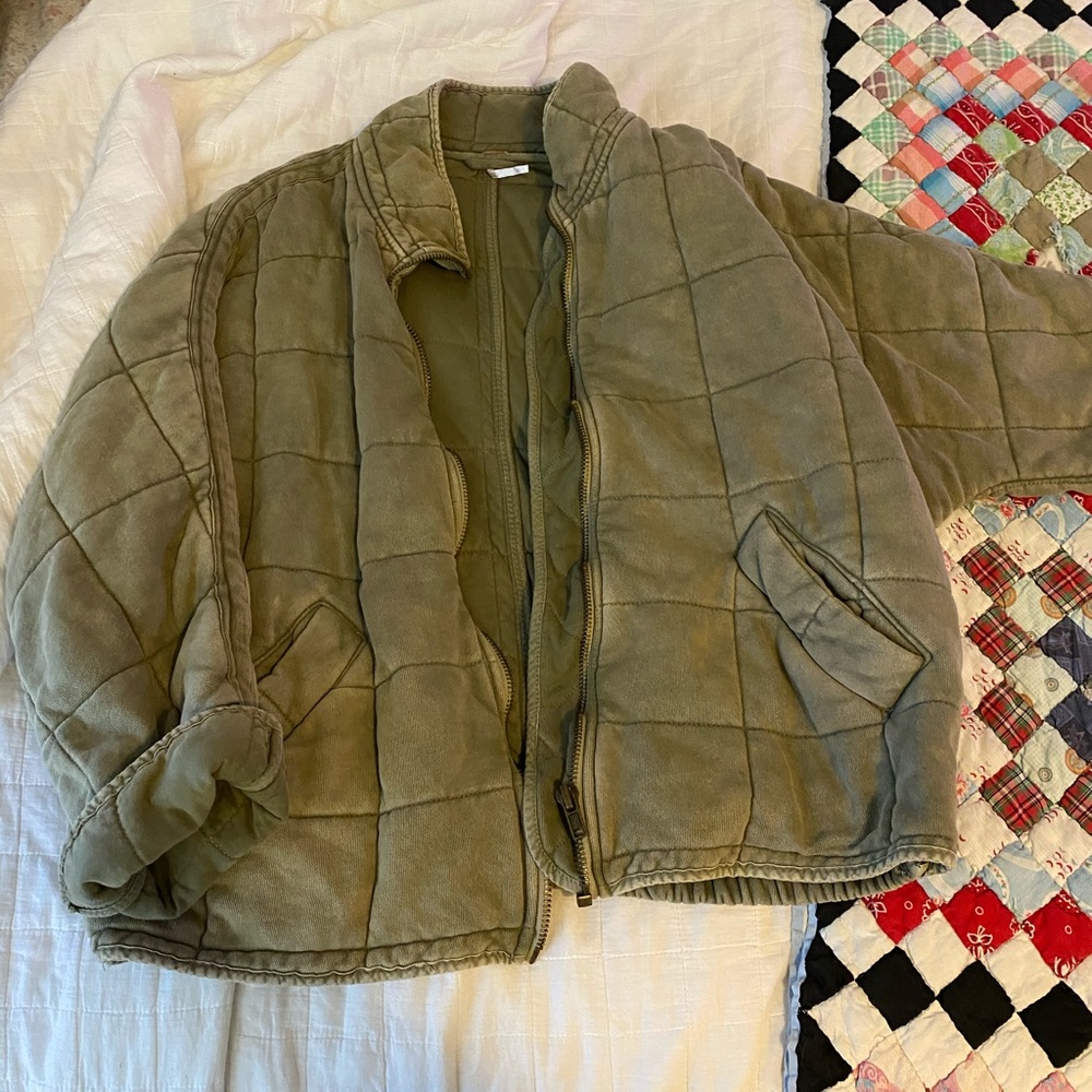 Free people Quilted Dolman Jacket